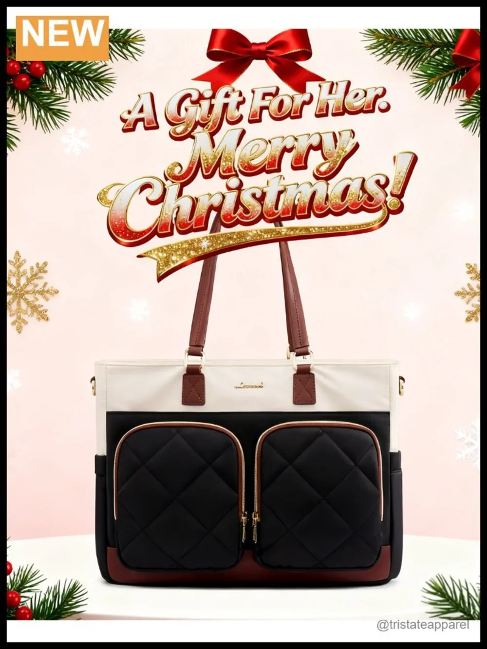 Insulated Lunch Tote Bag with Laptop Sleeve, Water-Resistant, PU Leather